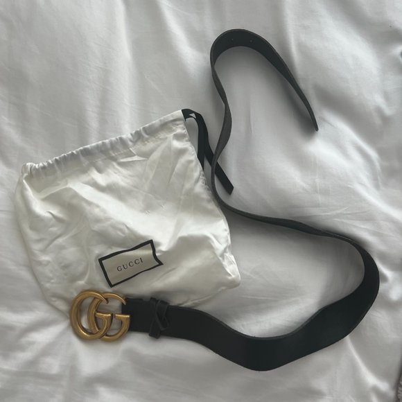 Gucci Wide Leather Belt - Picture 2 of 9